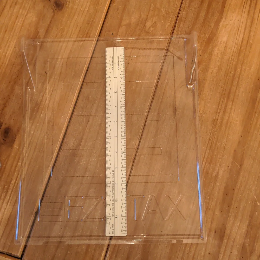 Set of 18 Clear EZSTAX Tee Shirt Organizer Storage Trays